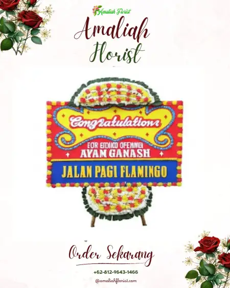 Sewa Papan Bunga Topo